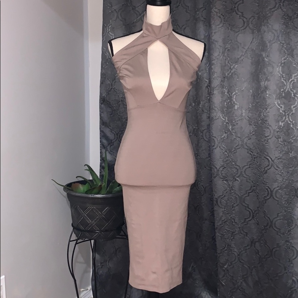 Midi Mocha Sexy Dress